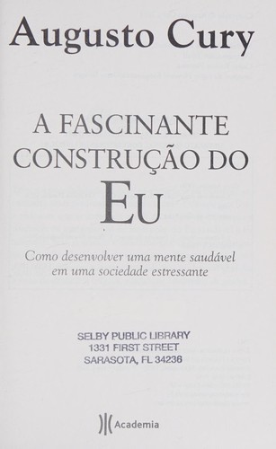 Capa do livro A fascinante construção do eu